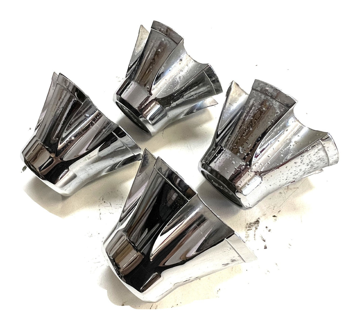 Jeep CJ Center Caps CJ5 CJ7 FACTORY Chrome Wheel Centers Laredo Cap FREE SHIP