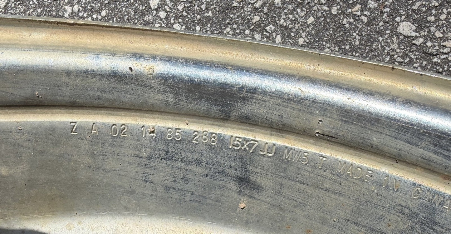 Jeep CJ factory chrome wheel 15"x 7" CJ5 CJ7 CJ8  Laredo 1985