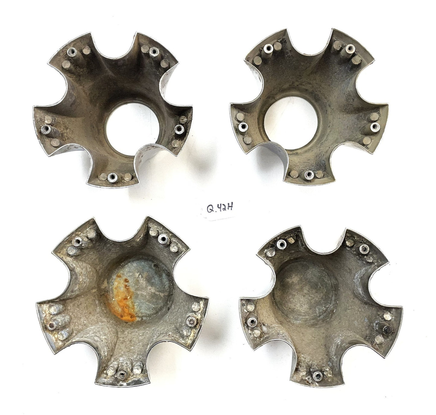 Jeep CJ Center Caps CJ5 CJ7 FACTORY Chrome Wheel Centers Laredo Cap FREE SHIP!