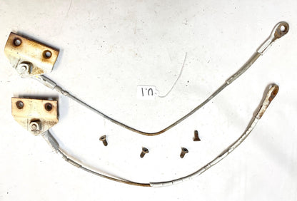 Jeep CJ7 CJ8 tailgate cable brackets tail gate bracket 76-86 FREE SHIPPING