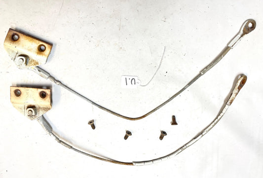 Jeep CJ7 CJ8 tailgate cable brackets tail gate bracket 76-86 FREE SHIPPING