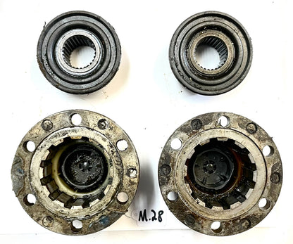 Jeep 6 bolt locking hubs CJ CJ5 CJ7 27 spline dana 30 front axle FREE SHIP