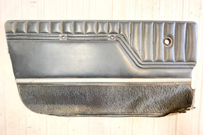 Jeep CJ7 limited interior door panel slate blue set w/ handles FREE SHIP !