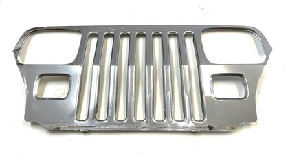 Jeep YJ chrome grill cover grille overlay  fits 87-95 Wrangler FREE SHIPPING