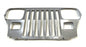 Jeep YJ chrome grill cover grille overlay  fits 87-95 Wrangler FREE SHIPPING