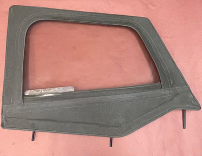 Jeep YJ Wrangler Sahara Green Half Door Upper Passenger metal frame Factory