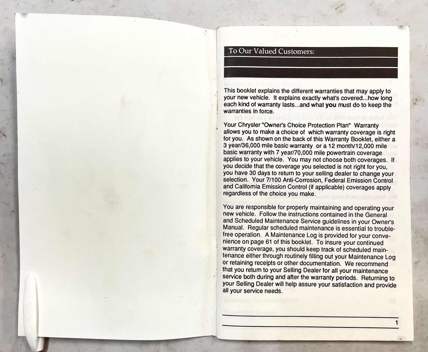 94 Jeep XJ Cherokee Warranty Information Guide Tips Booklet Factory manuals