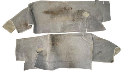 Jeep YJ grey fender wheel well carpet right / left rear wells  87-91 Wrangler
