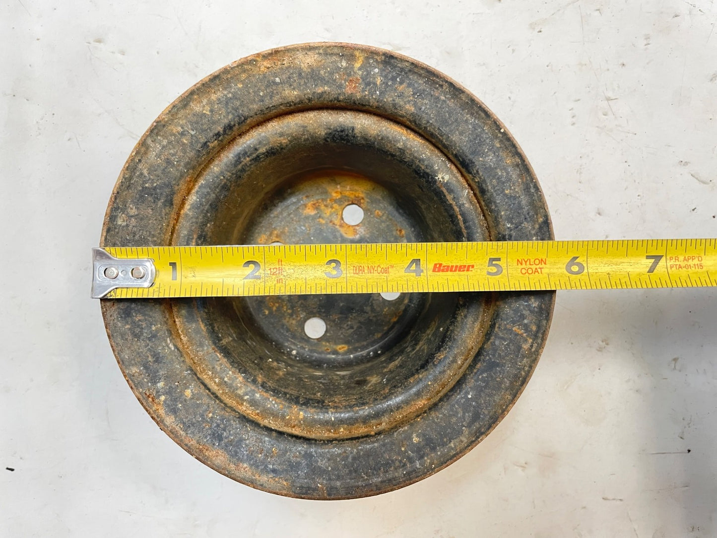 Jeep CJ7 YJ 4.2 water pump fan pulley single groove 6 cylinder 3236657 FREE SHIP