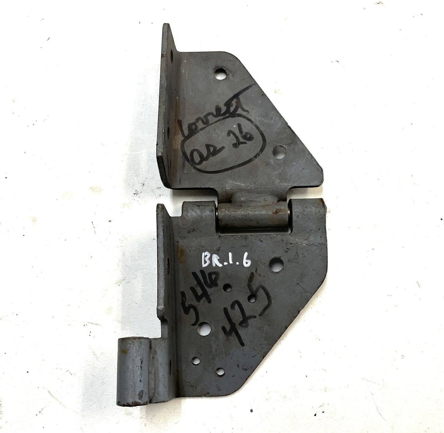 Jeep CJ windshield hinge 76-86 CJ5 CJ7 CJ8  left side FACTORY driver side YJ