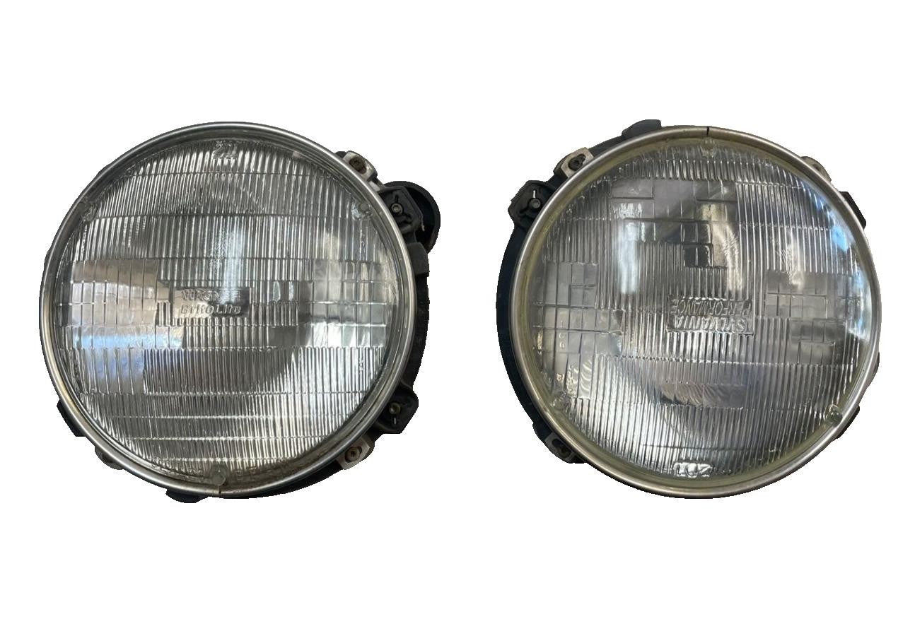 Jeep TJ Wrangler Head Light Buckets chrome retainers bulbs adjusters Left Right!