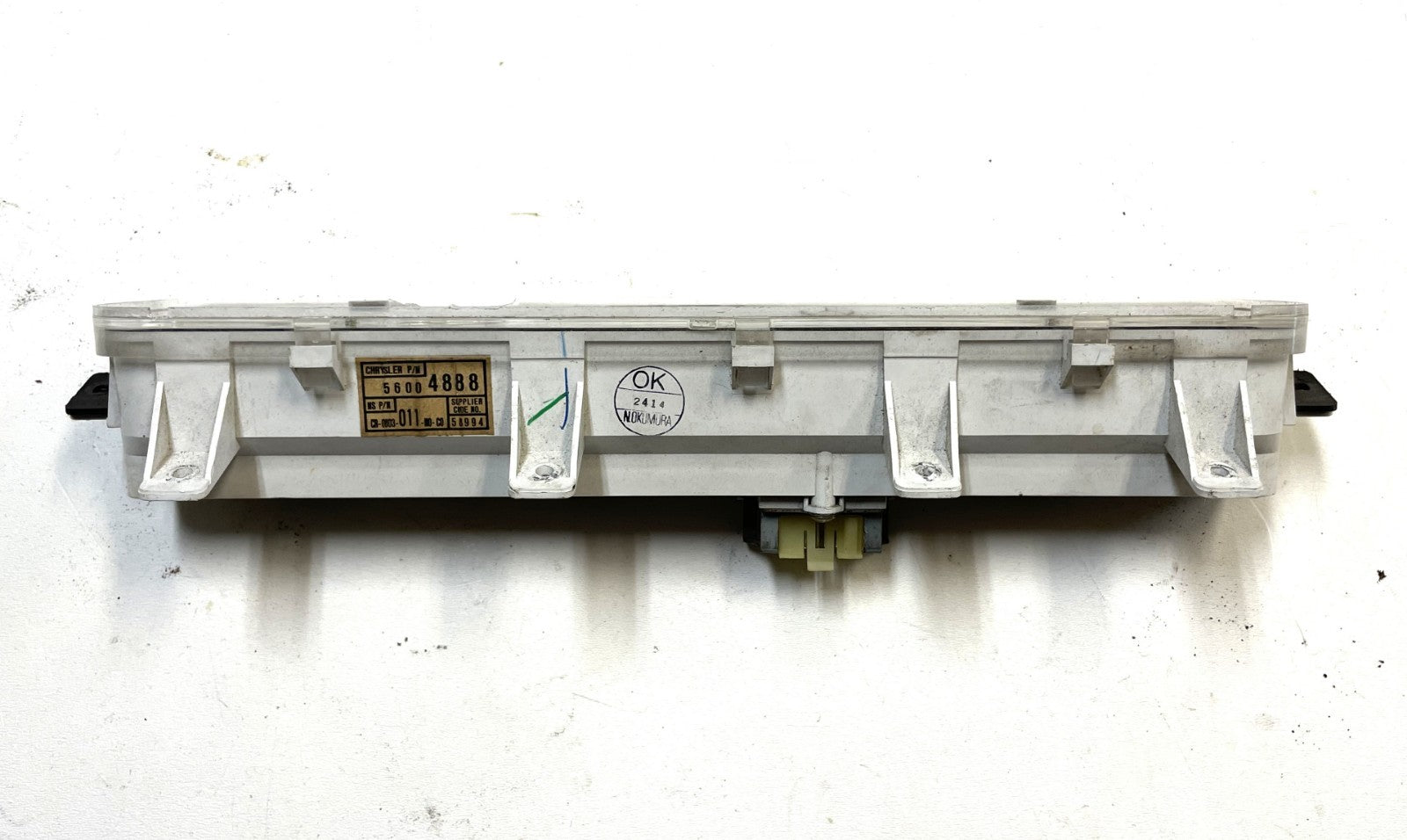 Jeep YJ Center Gauge Cluster WRANGLER 92-95 Fuel Temp Oil Pressure Volt