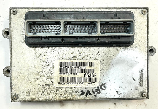 Computadora Jeep TJ Wrangler 2000 56041653AF ECM PCM 4.0 ECU manual de 6 cilindros 