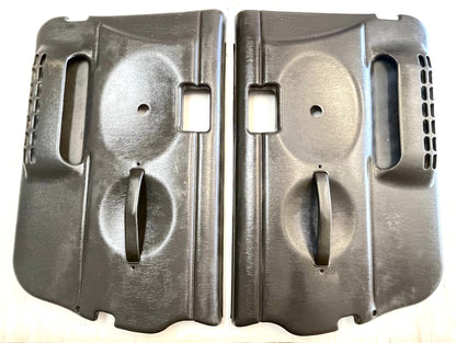 Panel interior de la puerta del Jeep TJ gris niebla, lado izquierdo del conductor, puerta dura completa, Wrangler 97-06 