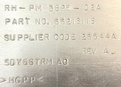 Panel interior de la puerta del Jeep TJ gris niebla, lado izquierdo del conductor, puerta dura completa, Wrangler 97-06 