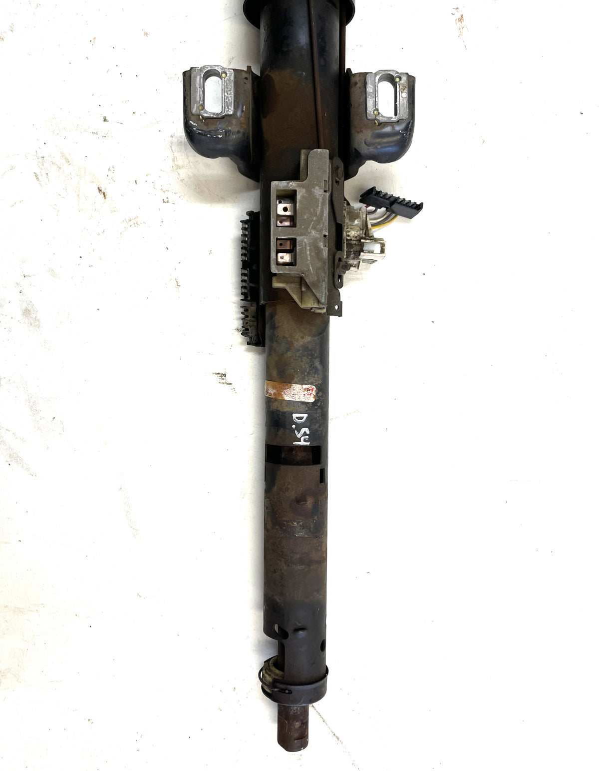 Jeep YJ black Steering Column manual NOT TILT 87-95 Wrangler grey BOLT IN READY