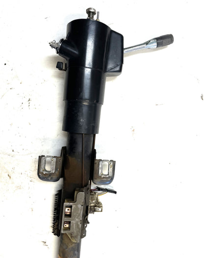 Jeep YJ black Steering Column manual NOT TILT 87-95 Wrangler grey BOLT IN READY
