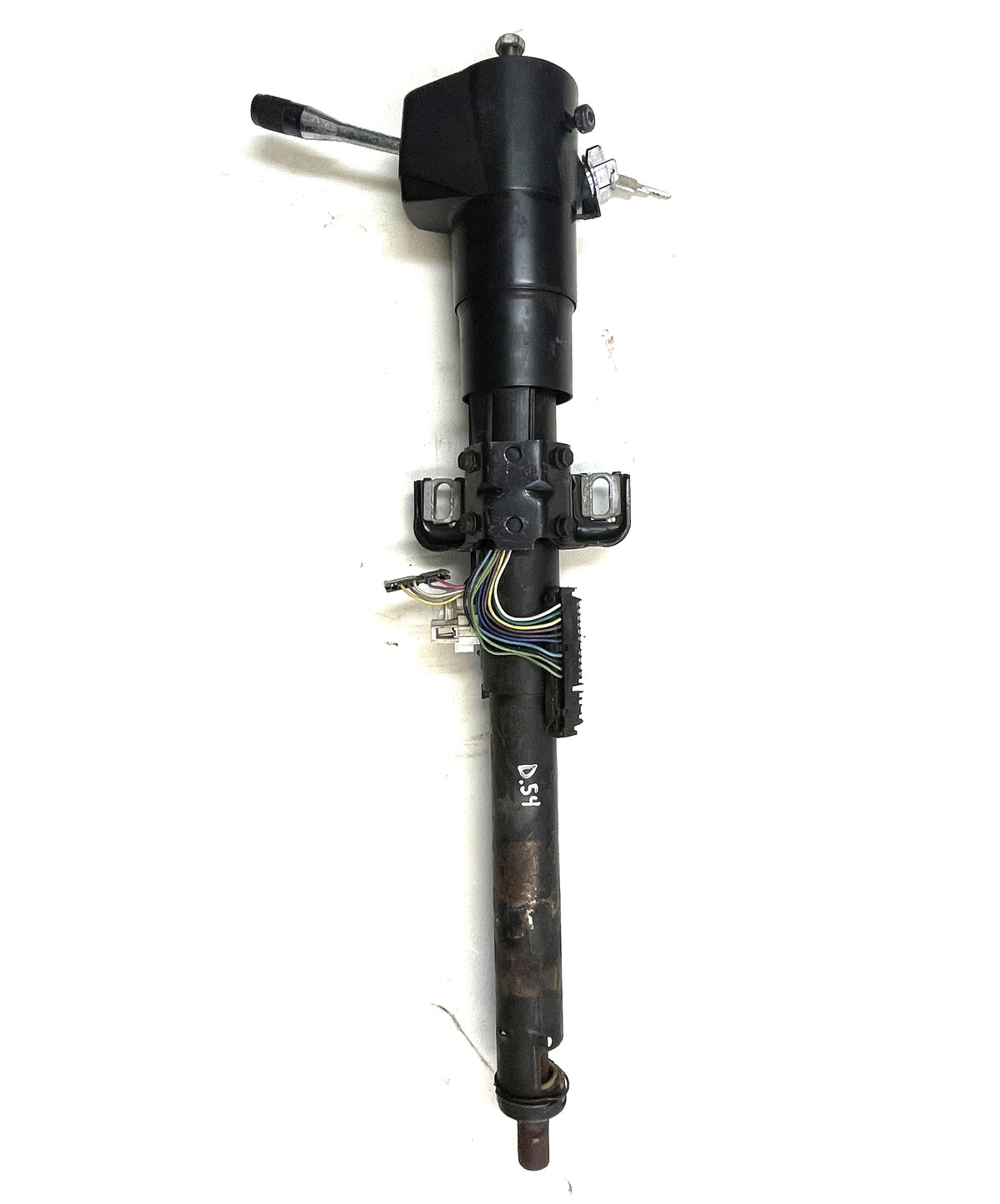 Jeep YJ black Steering Column manual NOT TILT 87-95 Wrangler grey BOLT IN READY