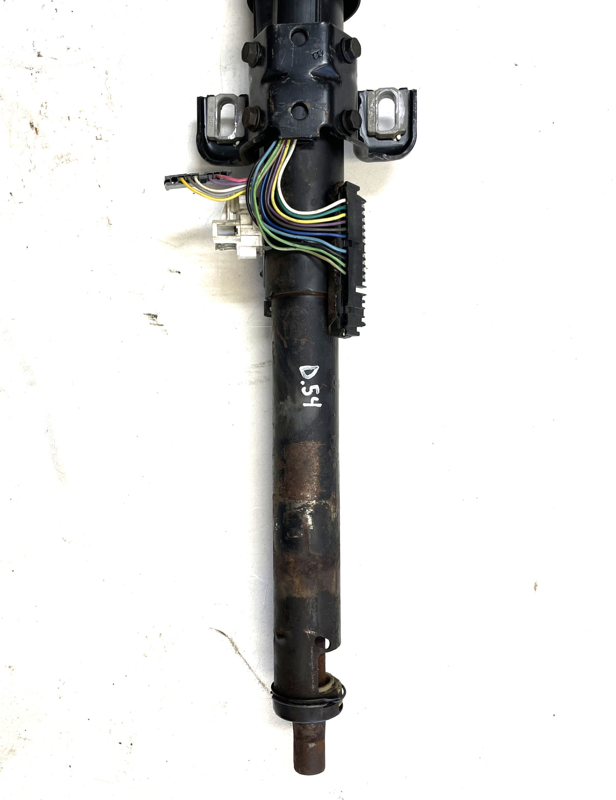 Jeep YJ black Steering Column manual NOT TILT 87-95 Wrangler grey BOLT IN READY