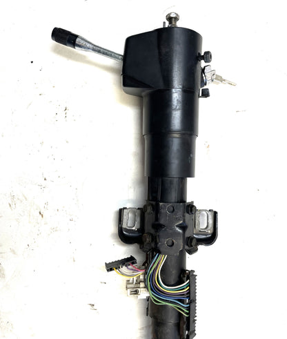 Jeep YJ black Steering Column manual NOT TILT 87-95 Wrangler grey BOLT IN READY