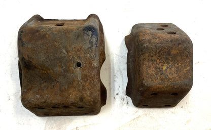 Jeep CJ 6 cylinder motor mounts 4.2  CJ5 CJ7 CJ8 AMC frame side mount 258 232