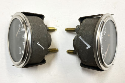 Jeep CJ Oil Pressure Volts Gauge Factory Faria CJ5 CJ7 CJ8 AMC Gauges Battery