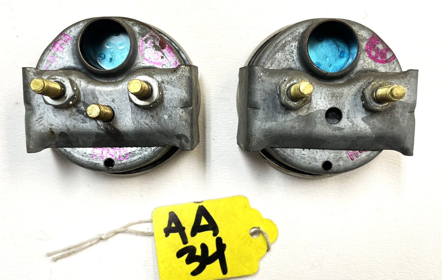 Jeep CJ Oil Pressure Volts Gauge Factory Faria CJ5 CJ7 CJ8 AMC Gauges Battery