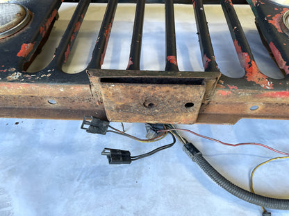 Jeep CJ Grill CJ7 CJ5 CJ8 FACTORY Grille with headlight buckets bezels lens