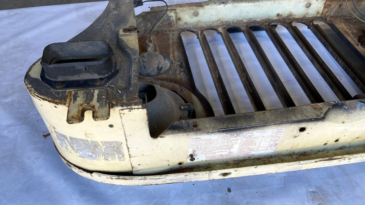 Jeep CJ Grill CJ7 CJ5 CJ8 FACTORY Grille with headlight buckets bezels lens