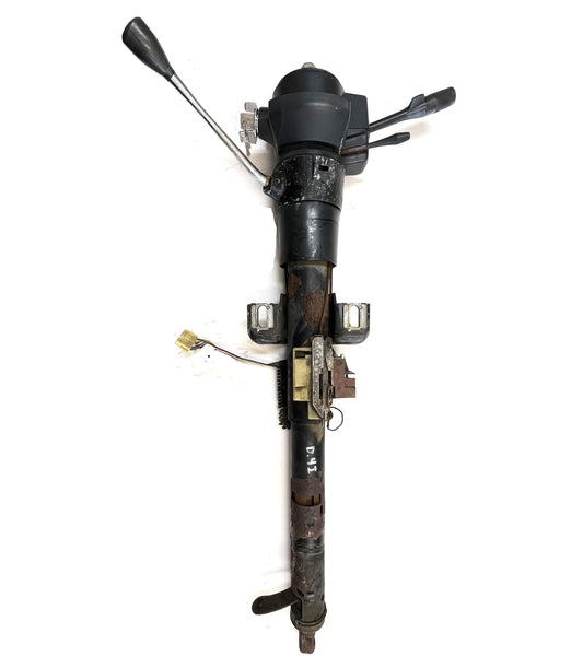 Columna de dirección automática inclinable para Jeep YJ Wrangler, moldura gris, 87-95, lista para atornillar 
