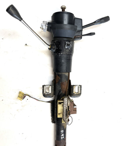 Columna de dirección automática inclinable para Jeep YJ Wrangler, moldura gris, 87-95, lista para atornillar 