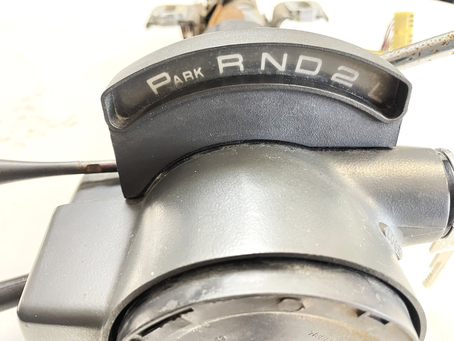 Columna de dirección automática inclinable para Jeep YJ Wrangler, moldura gris, 87-95, lista para atornillar 