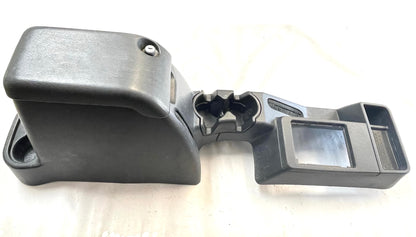 Jeep TJ Wrangler Center Console Slate 2 piece NO sub woofer Factory