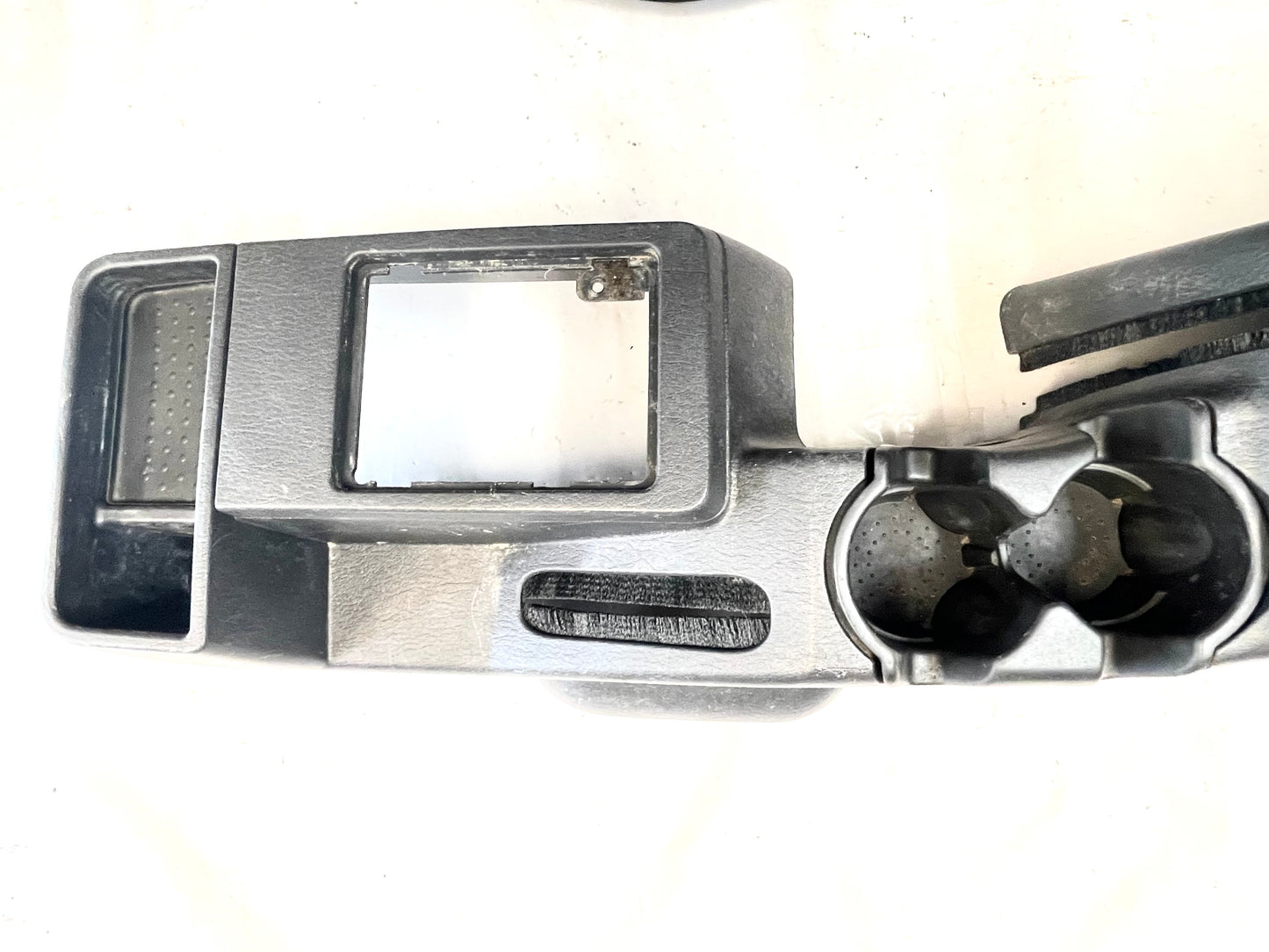 Jeep TJ Wrangler Center Console Slate 2 piece NO sub woofer Factory