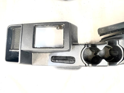 Jeep TJ Wrangler Center Console Slate 2 piece NO sub woofer Factory