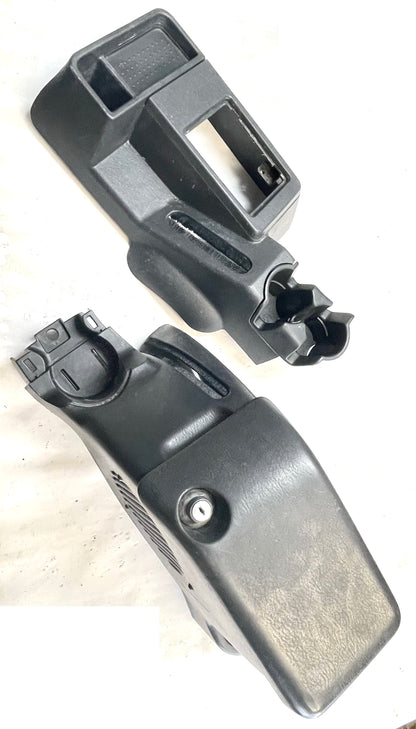 Jeep TJ Wrangler Center Console Slate 2 piece NO sub woofer Factory