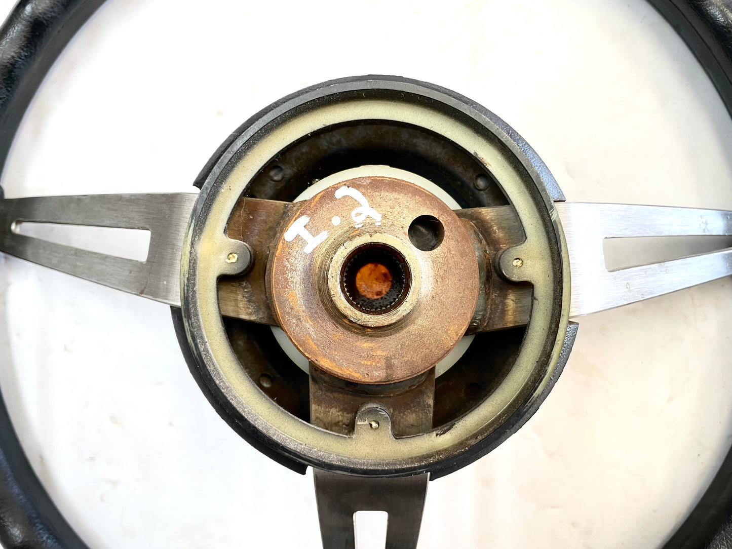 Jeep CJ steering wheel CJ5 CJ7 76-86 AMC horn button black J10 Cherokee AMC FSJ