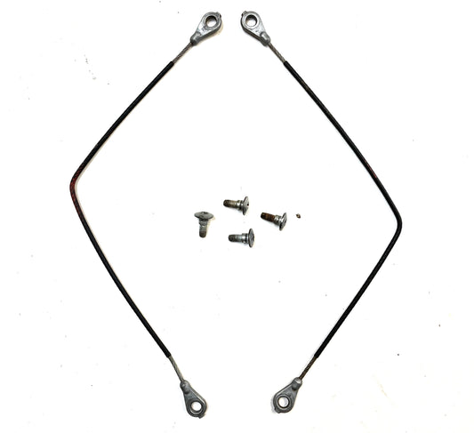Jeep CJ Tailgate Cables CJ7 CJ8 with Mounting Screws 76-86 AMC Free Shipping