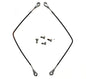 Jeep CJ Tailgate Cables CJ7 CJ8 with Mounting Screws 76-86 AMC Free Shipping