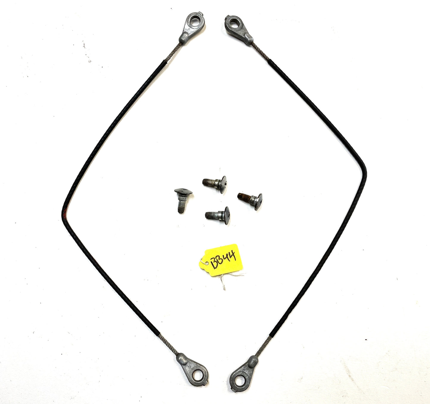 Jeep CJ Tailgate Cables CJ7 CJ8 with Mounting Screws 76-86 AMC Free Shipping