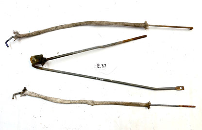 Barras de conexión de manija de puerta completa del lado del conductor del Jeep TJ Wrangler 97-02 barra de pestillo de bloqueo 