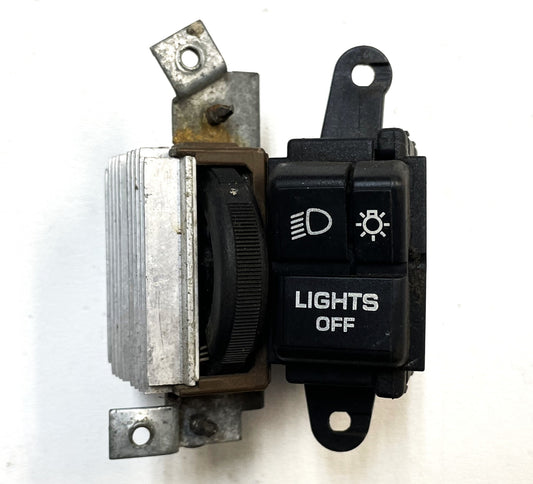 Interruptores de luz delantera y atenuador para Jeep YJ Wrangler ¡Se adaptan a los modelos 87-95! 