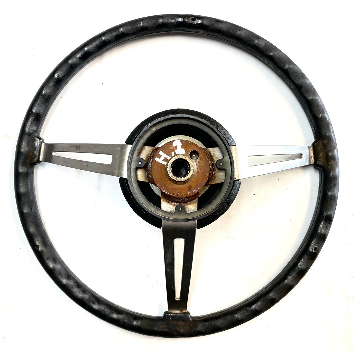 Volante Jeep CJ CJ5 CJ7 76-86 Botón de bocina AMC negro J10 Cherokee AMC FSJ 