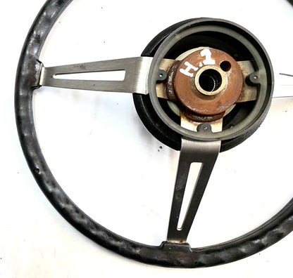 Volante Jeep CJ CJ5 CJ7 76-86 Botón de bocina AMC negro J10 Cherokee AMC FSJ 