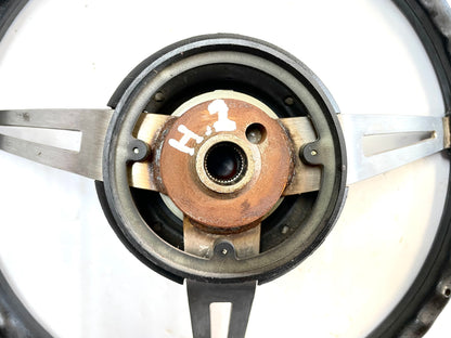 Volante Jeep CJ CJ5 CJ7 76-86 Botón de bocina AMC negro J10 Cherokee AMC FSJ 