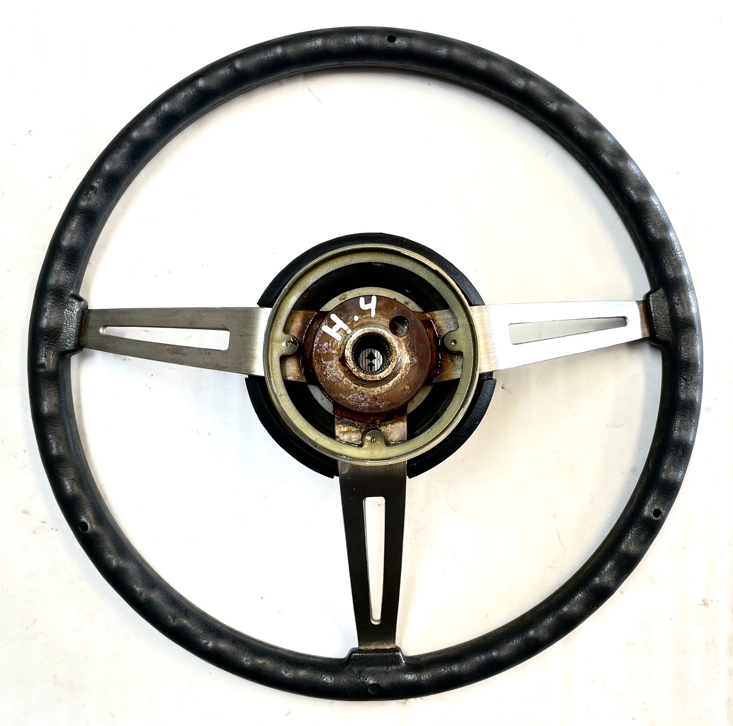 Volante Jeep CJ CJ5 CJ7 76-86 Botón de bocina AMC negro J10 Cherokee AMC FSJ[1] 