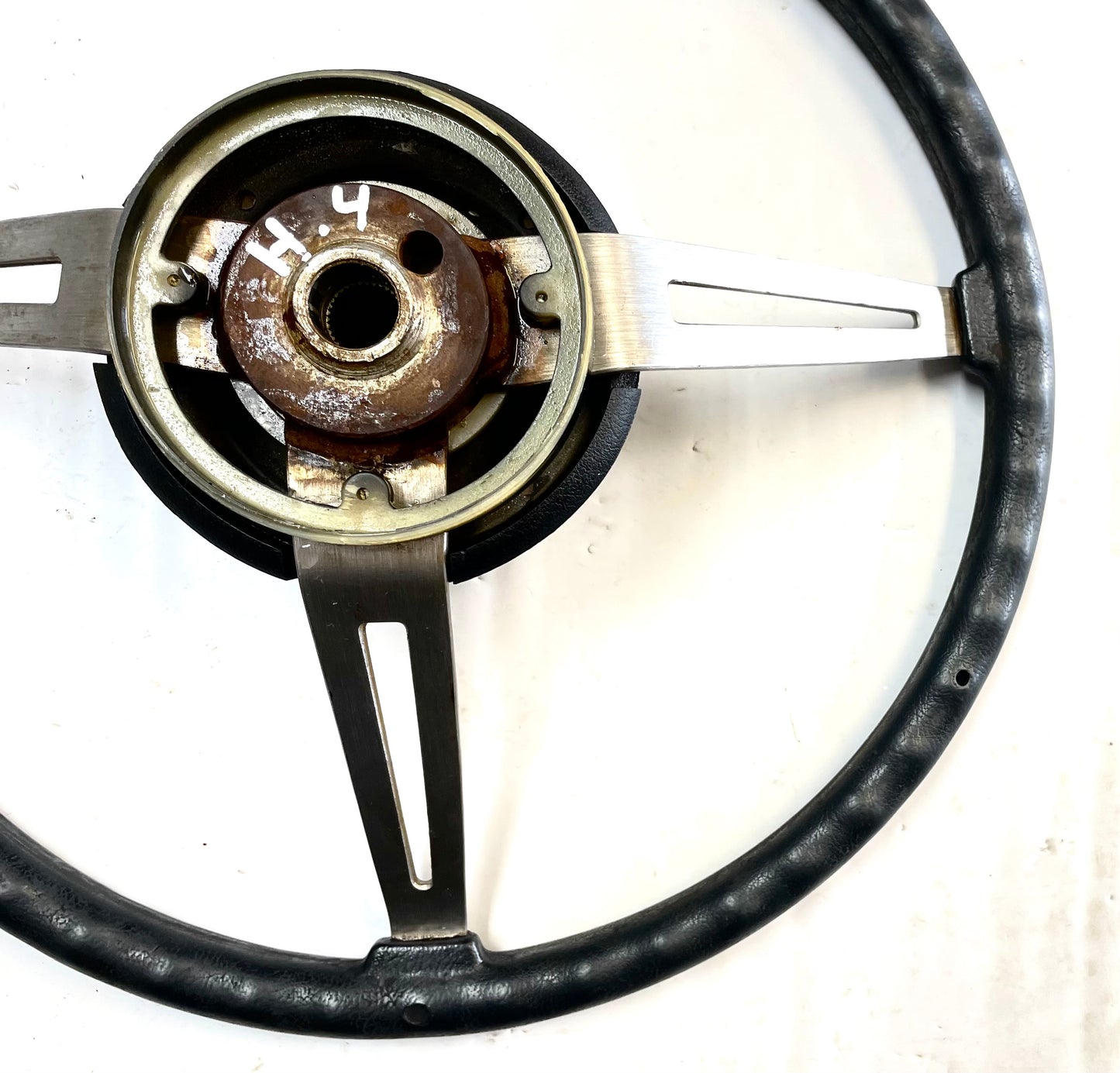 Volante Jeep CJ CJ5 CJ7 76-86 Botón de bocina AMC negro J10 Cherokee AMC FSJ[1] 