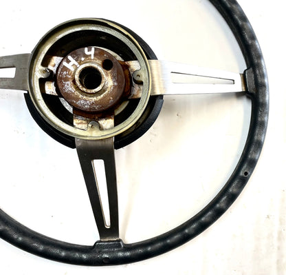 Volante Jeep CJ CJ5 CJ7 76-86 Botón de bocina AMC negro J10 Cherokee AMC FSJ[1] 