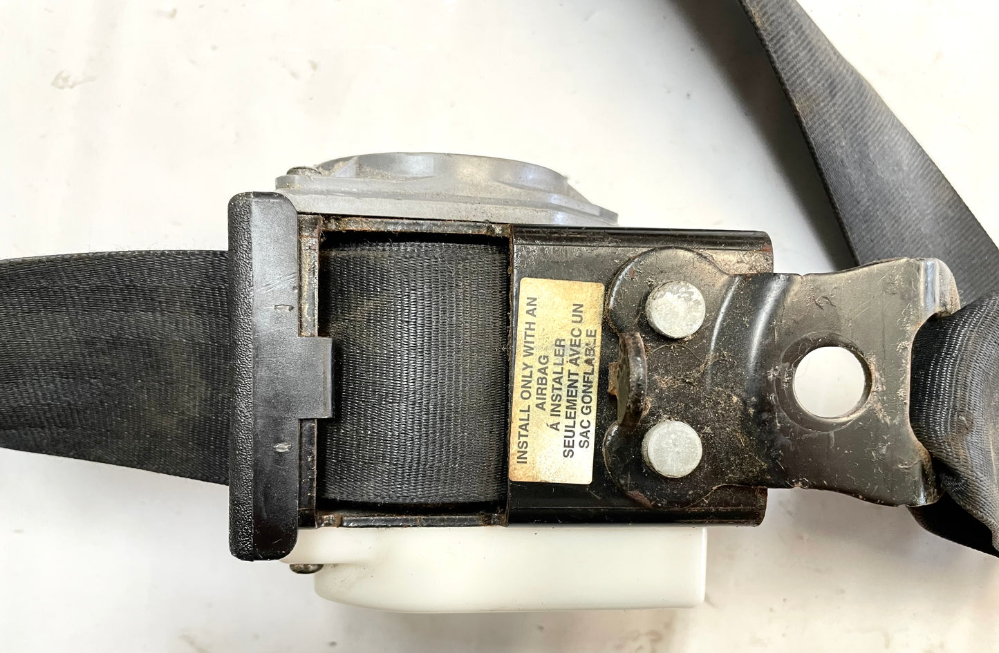 Retractor de cinturón de seguridad delantero izquierdo del conductor Jeep TJ 03-06 Wrangler negro ¡ENVÍO GRATIS! 