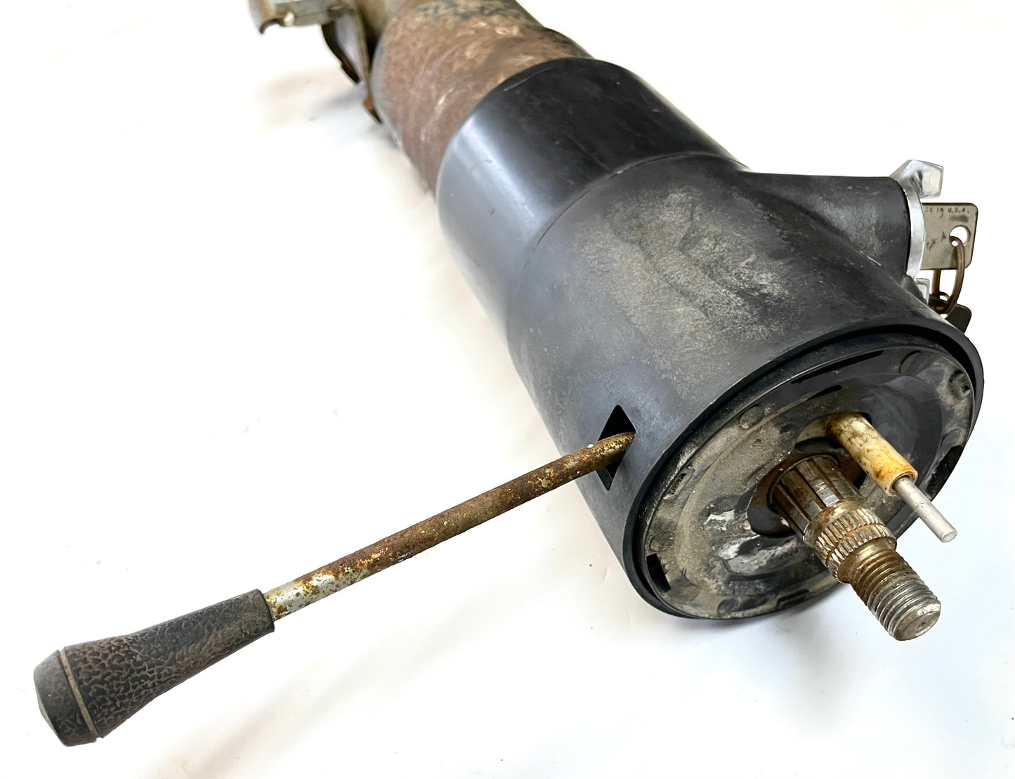 Jeep CJ steering column CJ7 CJ5 CJ8 AMC GM J10 Cherokee BOLT IN READY no tilt